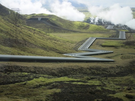pipes for geothermal plant